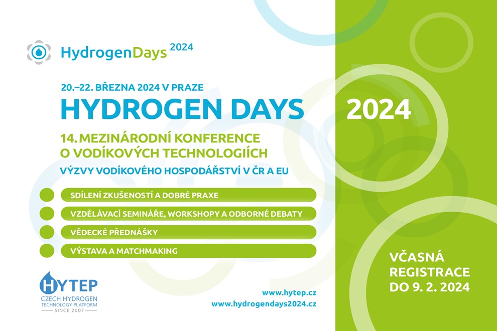 Hydrogen Days 2024: Vodíkoví experti z celého světa se setkají v Praze!