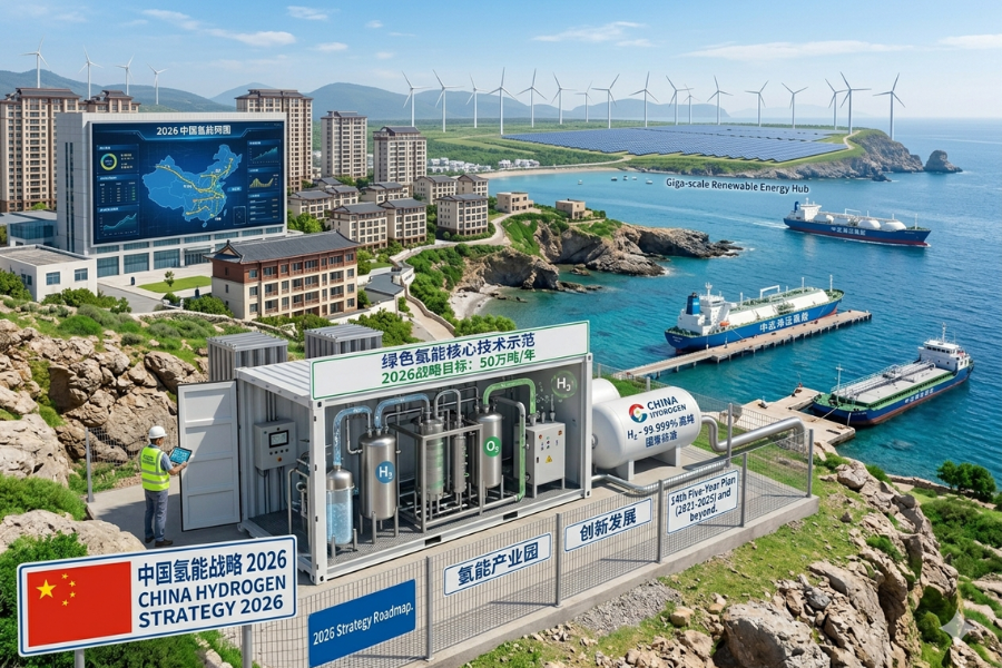 Vodík je pro Čínu nástrojem k posílení energetické bezpečnosti 