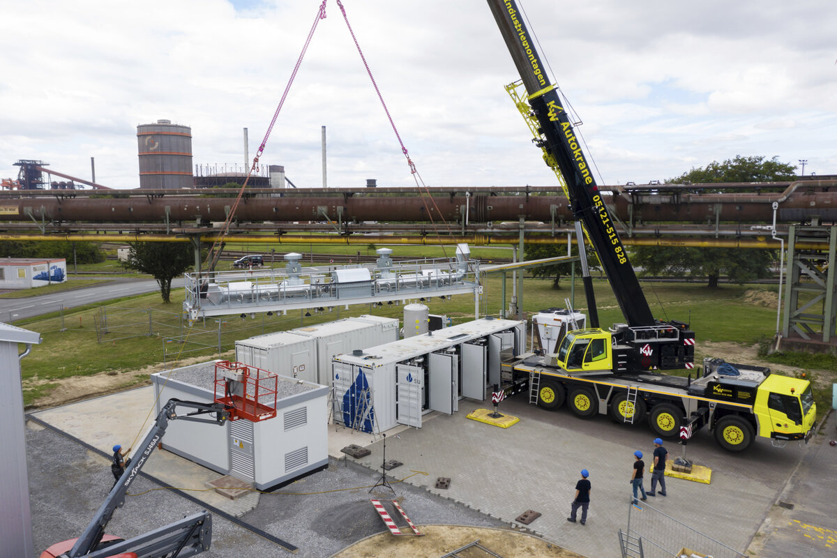 Společnost Sunfire dodal největší vysokoteplotní elektrolyzér do Salzgitter Flachstahl